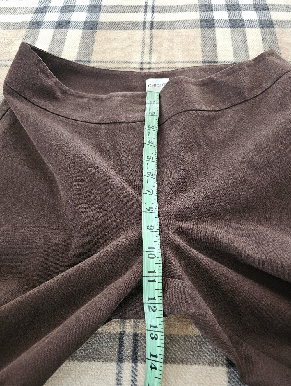 Chico's Straight-Leg Trousers in Dark Brown - Picture 9 of 9